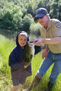 Big Bass Caught by Boy